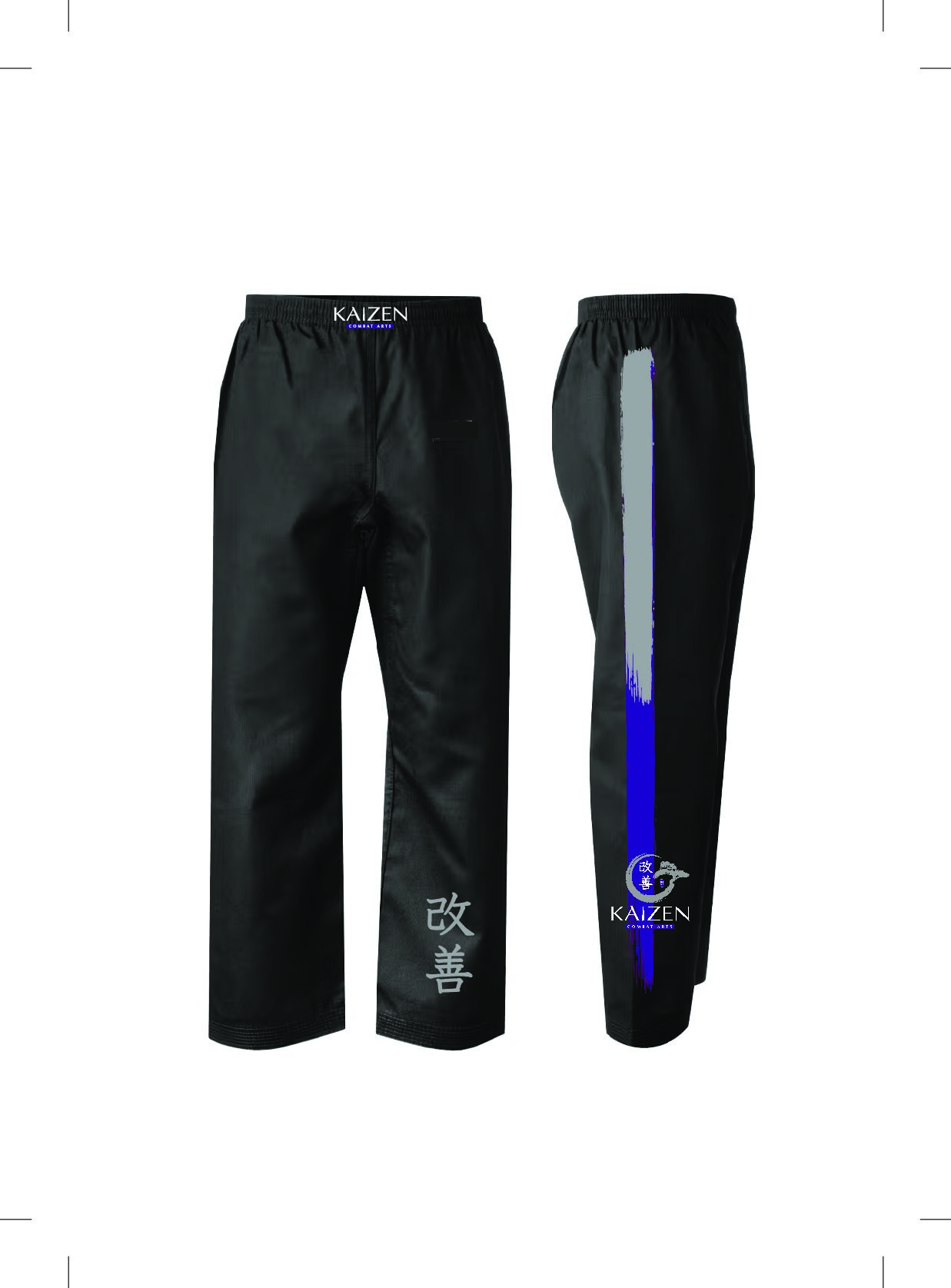 Kaizen Combat Arts- Kids & Adult Kickboxing Trousers