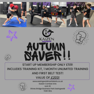 Autumn Saver- 1 Month Unlimited Martial Arts Training and more!